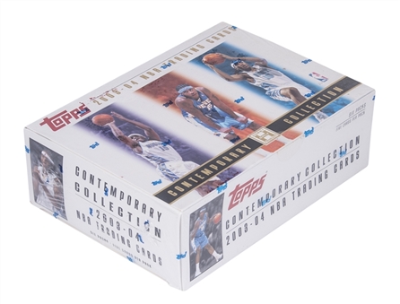 2003-04 Topps Contemporary Basketball Factory Sealed Hobby Box (6 Packs)